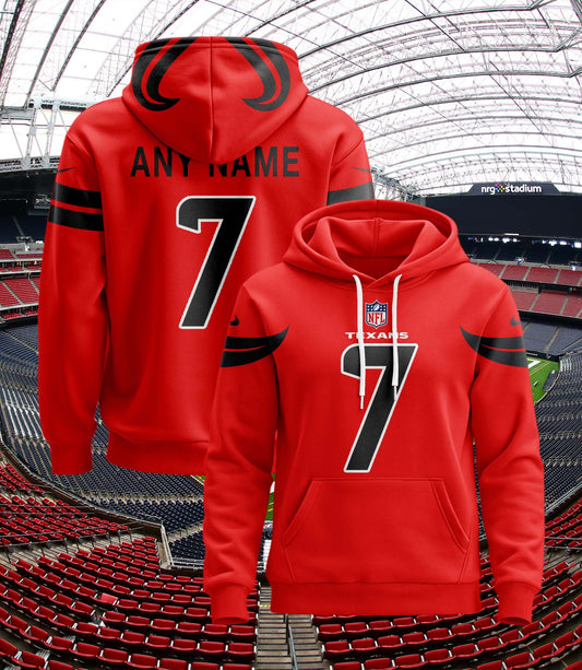 Houston Texans New Personalized Football Hoodie Style Jersey AZBTJSHD000037