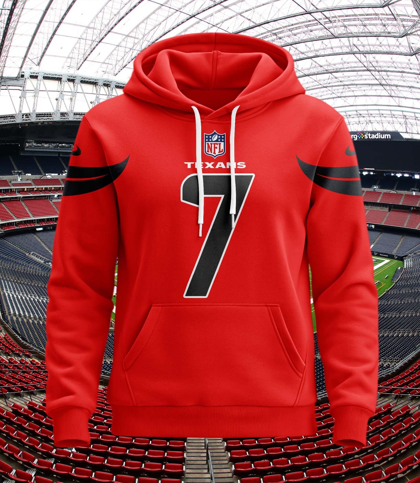 Houston Texans New Personalized Football Hoodie Style Jersey AZBTJSHD000037