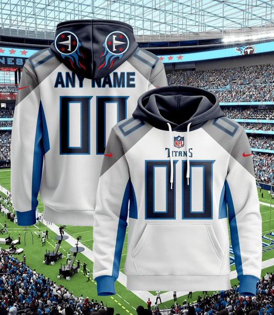 Tennessee Titans New Personalized Football Hoodie Style Jersey AZBTJSHD000054