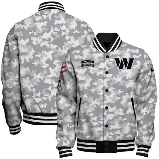 Washington Commanders Unisex Athletic Legacy Varsity Jacket AZBTVJK000140
