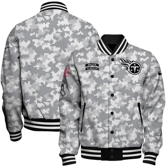Tennessee Titans Unisex Athletic Legacy Varsity Jacket AZBTVJK000141