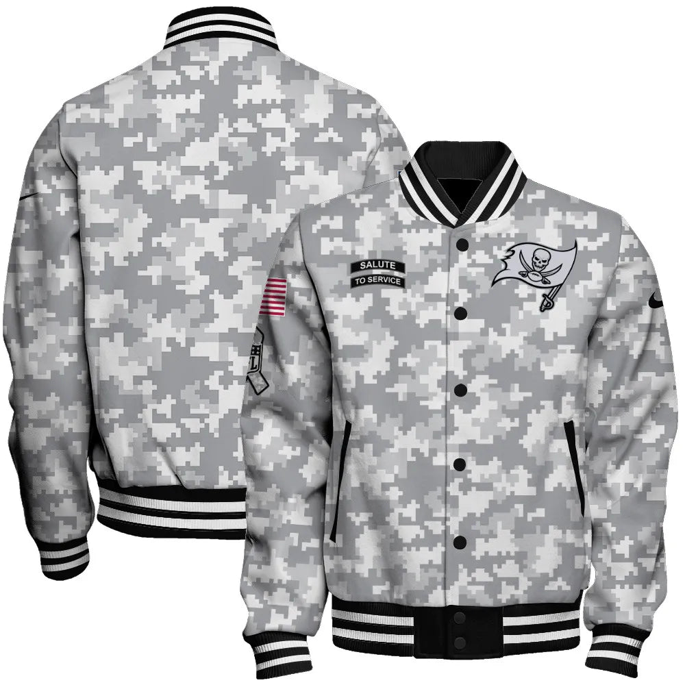Tampa Bay Buccaneers Unisex Athletic Legacy Varsity Jacket AZBTVJK000142