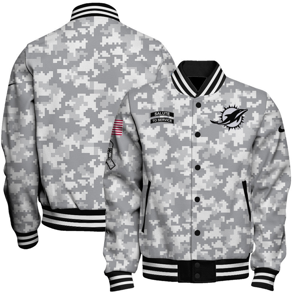 Miami Dolphins Unisex Athletic Legacy Varsity Jacket AZBTVJK000151