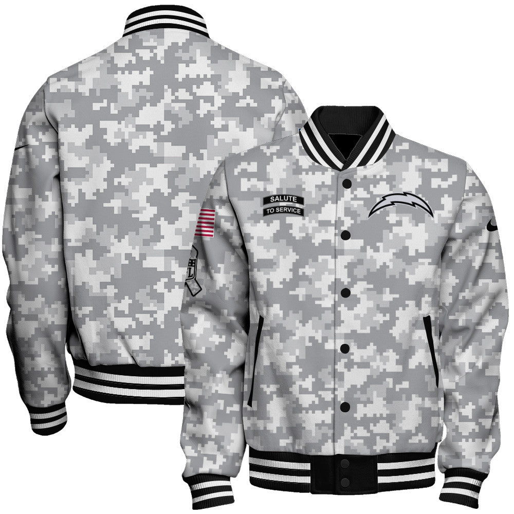 Los Angeles Chargers Unisex Athletic Legacy Varsity Jacket AZBTVJK000153