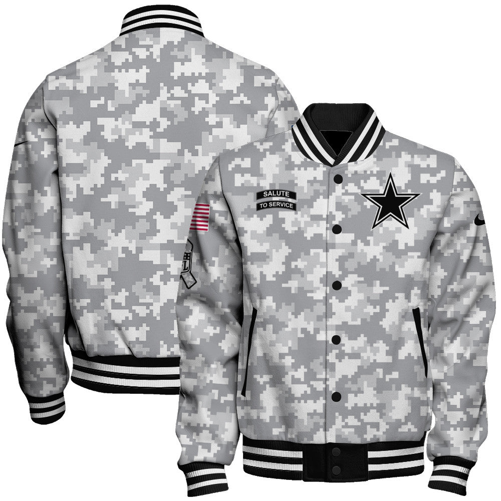 Dallas Cowboys Unisex Athletic Legacy Varsity Jacket AZBTVJK000162
