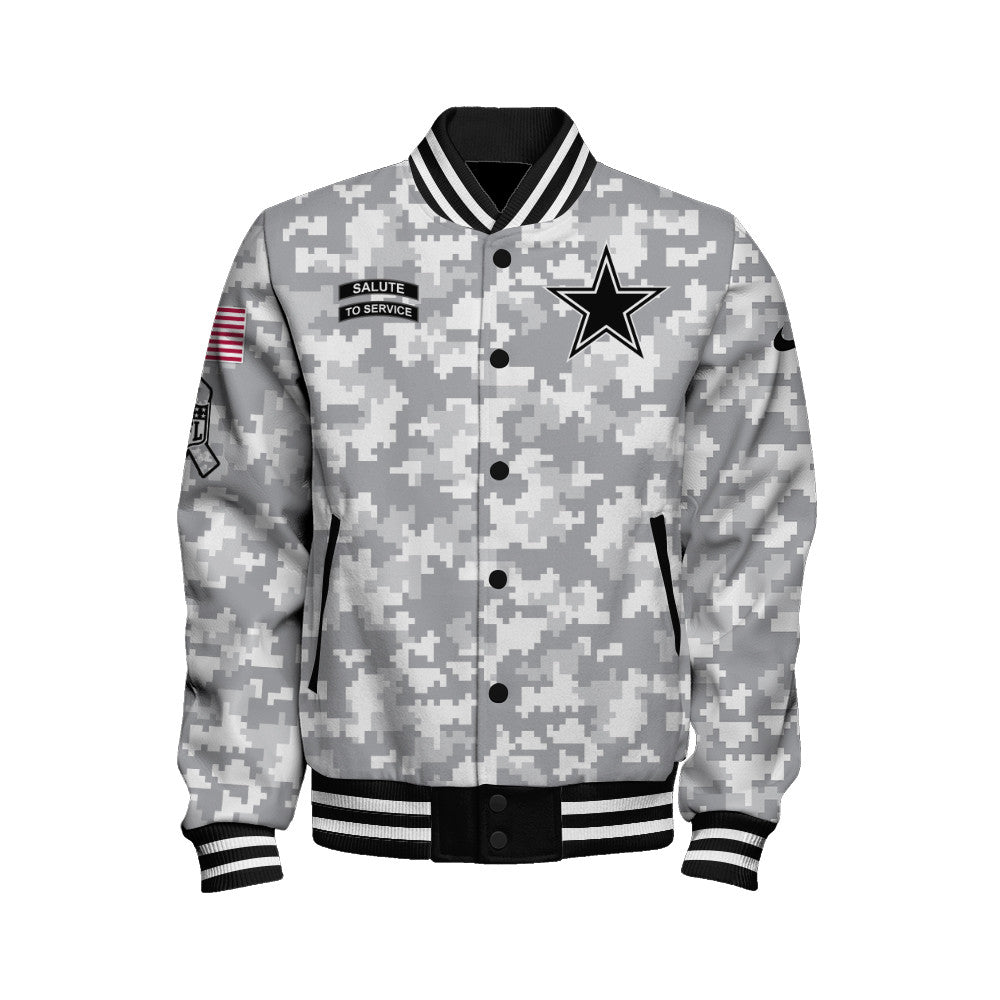 Dallas Cowboys Unisex Athletic Legacy Varsity Jacket AZBTVJK000162
