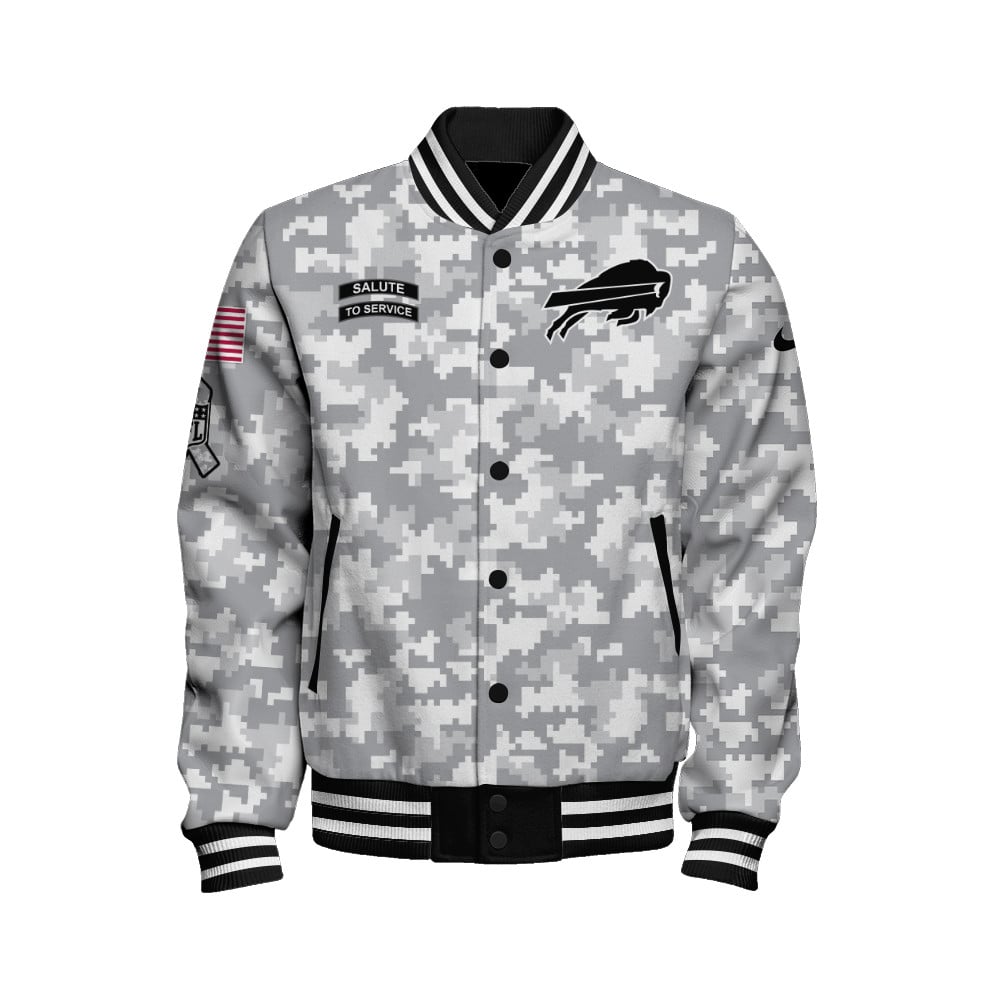 Buffalo Bills Unisex Athletic Legacy Varsity Jacket AZBTVJK000167