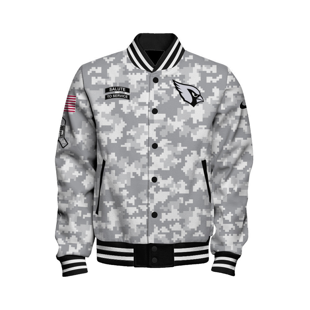 Arizona Cardinals Unisex Athletic Legacy Varsity Jacket AZBTVJK000169