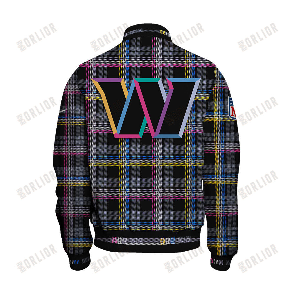 Washington Commanders Personalized Unisex Varsity Jacket AZBTVJK000310