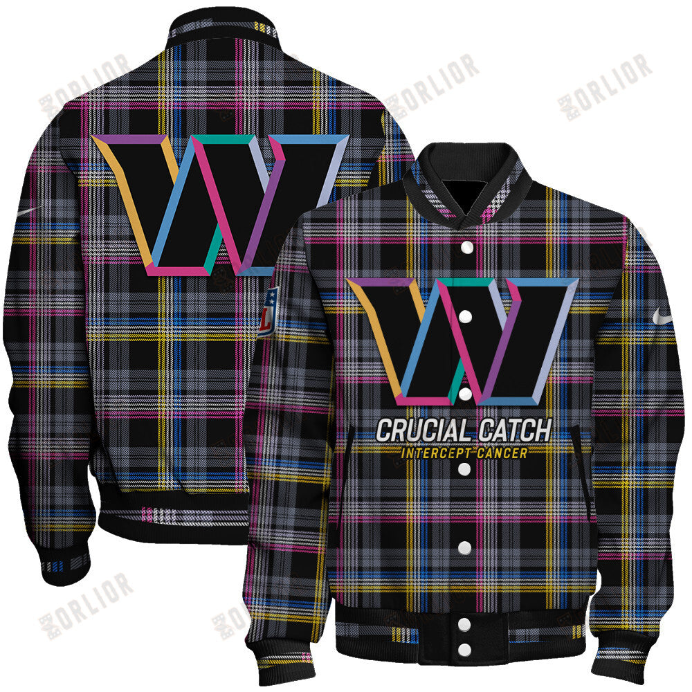 Washington Commanders Personalized Unisex Varsity Jacket AZBTVJK000310