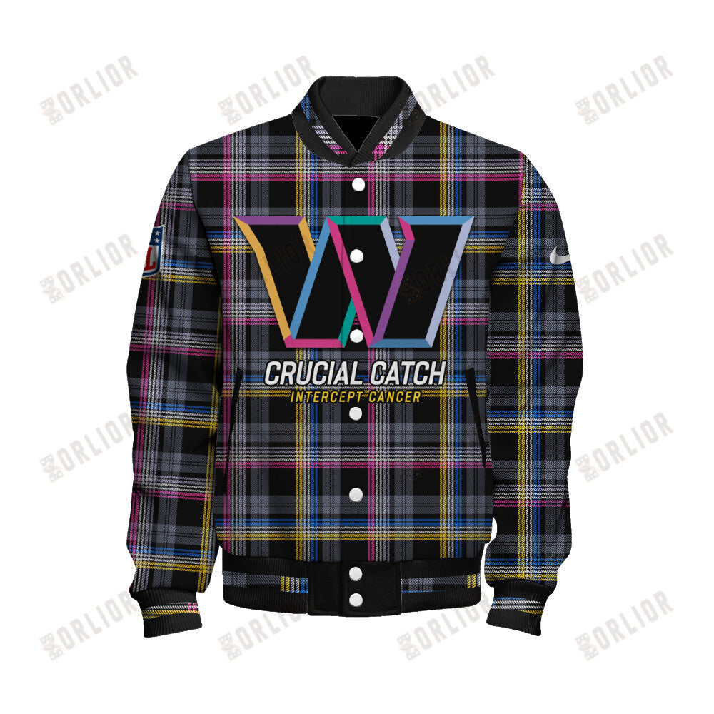 Washington Commanders Personalized Unisex Varsity Jacket AZBTVJK000310