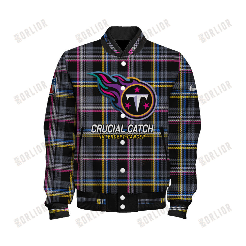 Tennessee Titans Personalized Unisex Varsity Jacket AZBTVJK000311