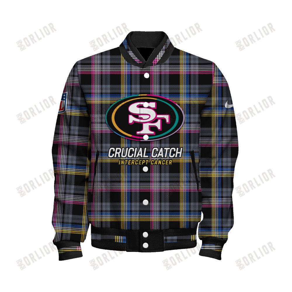 San Francisco 49ers Personalized Unisex Varsity Jacket AZBTVJK000314
