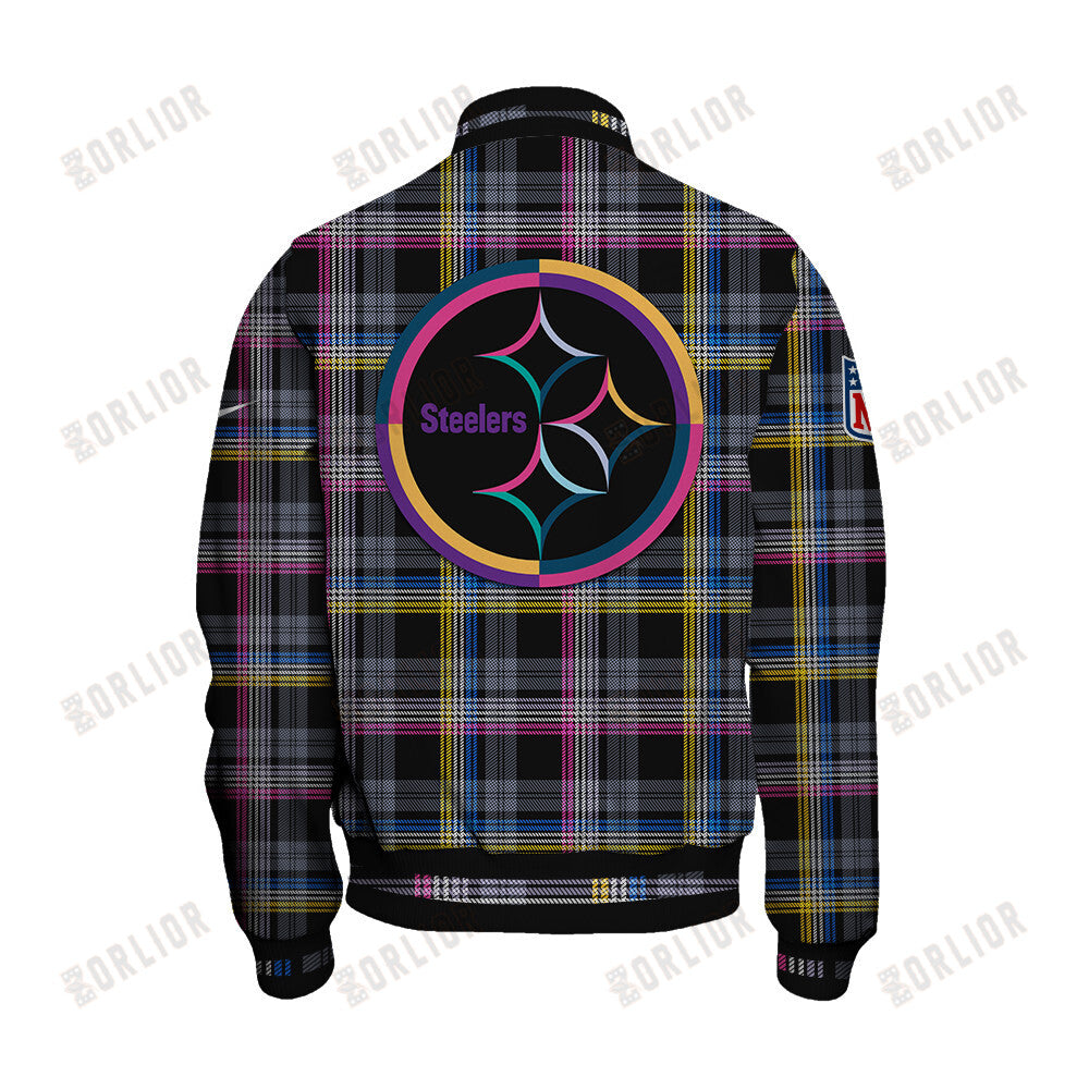 Pittsburgh Steelers Personalized Unisex Varsity Jacket AZBTVJK000315