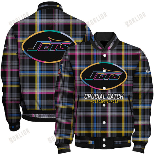 New York Jets Personalized Unisex Varsity Jacket AZBTVJK000317
