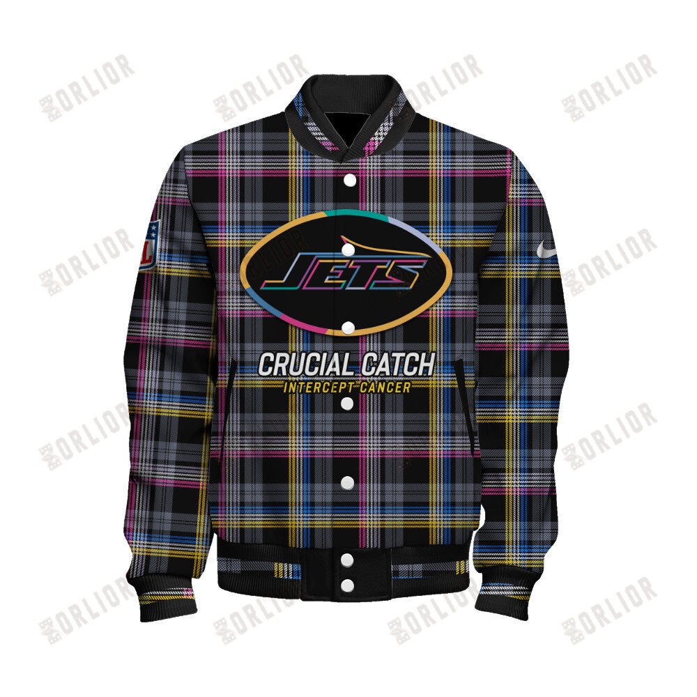 New York Jets Personalized Unisex Varsity Jacket AZBTVJK000317