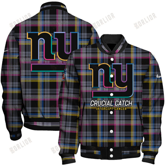 New York Giants Personalized Unisex Varsity Jacket AZBTVJK000318