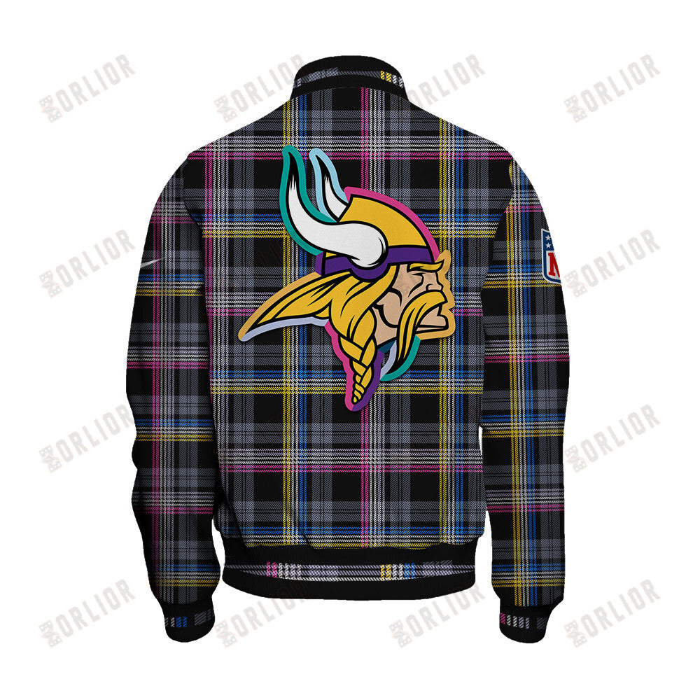 Minnesota Vikings Personalized Unisex Varsity Jacket AZBTVJK000321