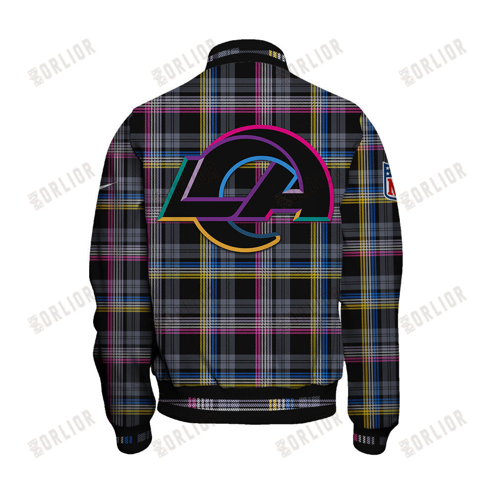 Los Angeles Rams Personalized Unisex Varsity Jacket AZBTVJK000323