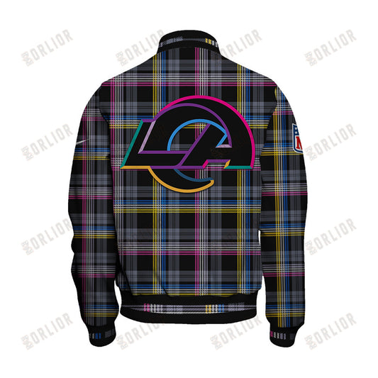 Los Angeles Rams Personalized Unisex Varsity Jacket AZBTVJK000323