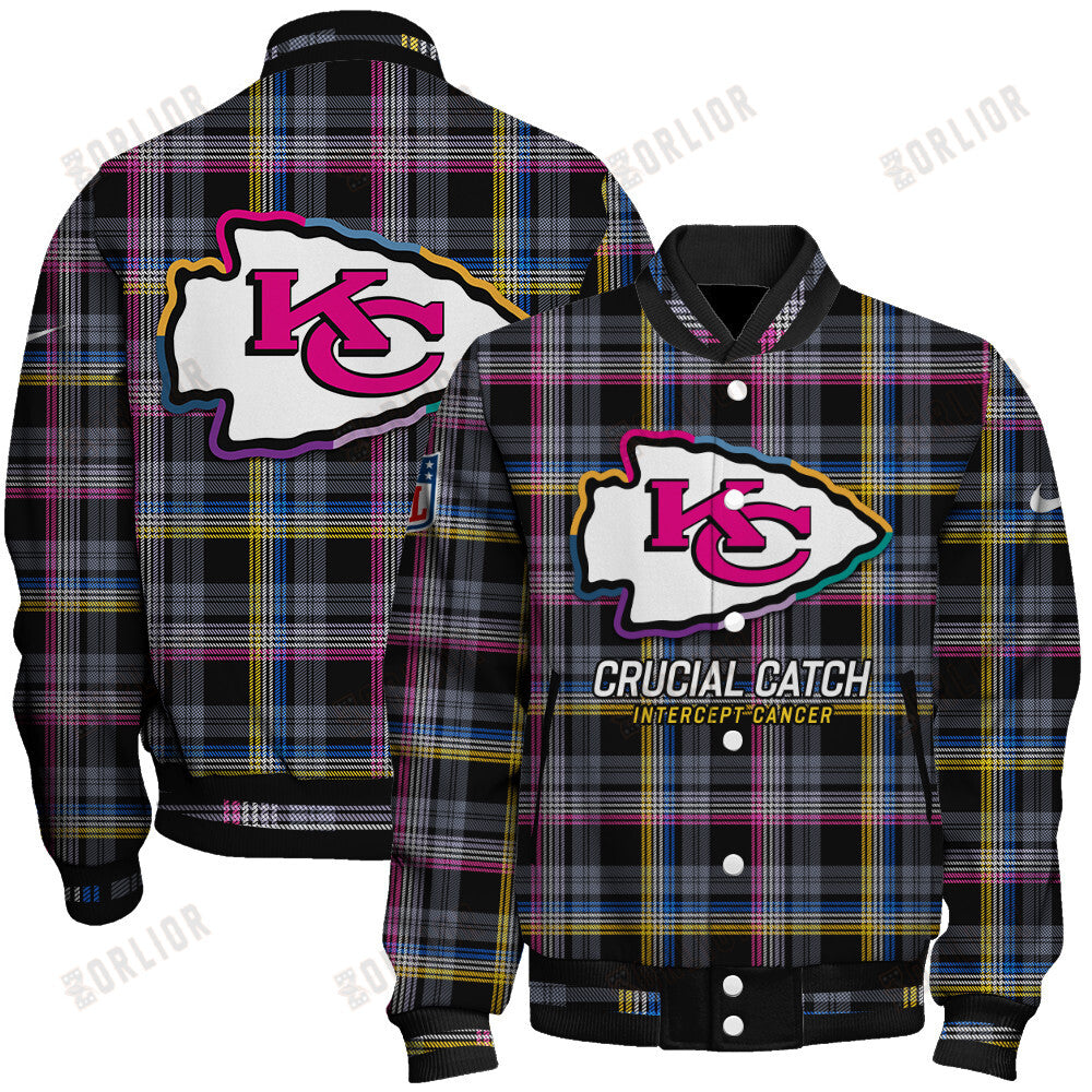 Kansas City Chiefs Personalized Unisex Varsity Jacket AZBTVJK000326