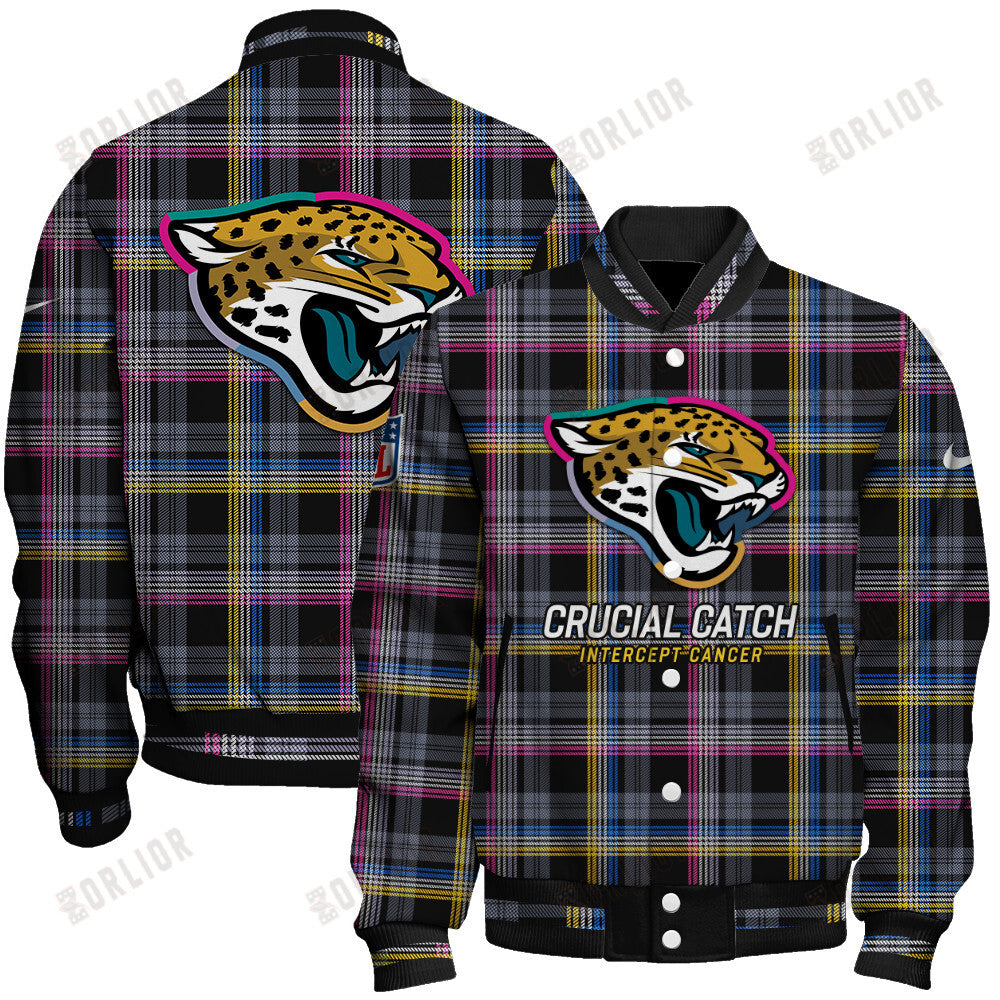 Jacksonville Jaguars Personalized Unisex Varsity Jacket AZBTVJK000327