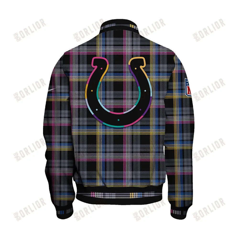 Indianapolis Colts Personalized Unisex Varsity Jacket AZBTVJK000328
