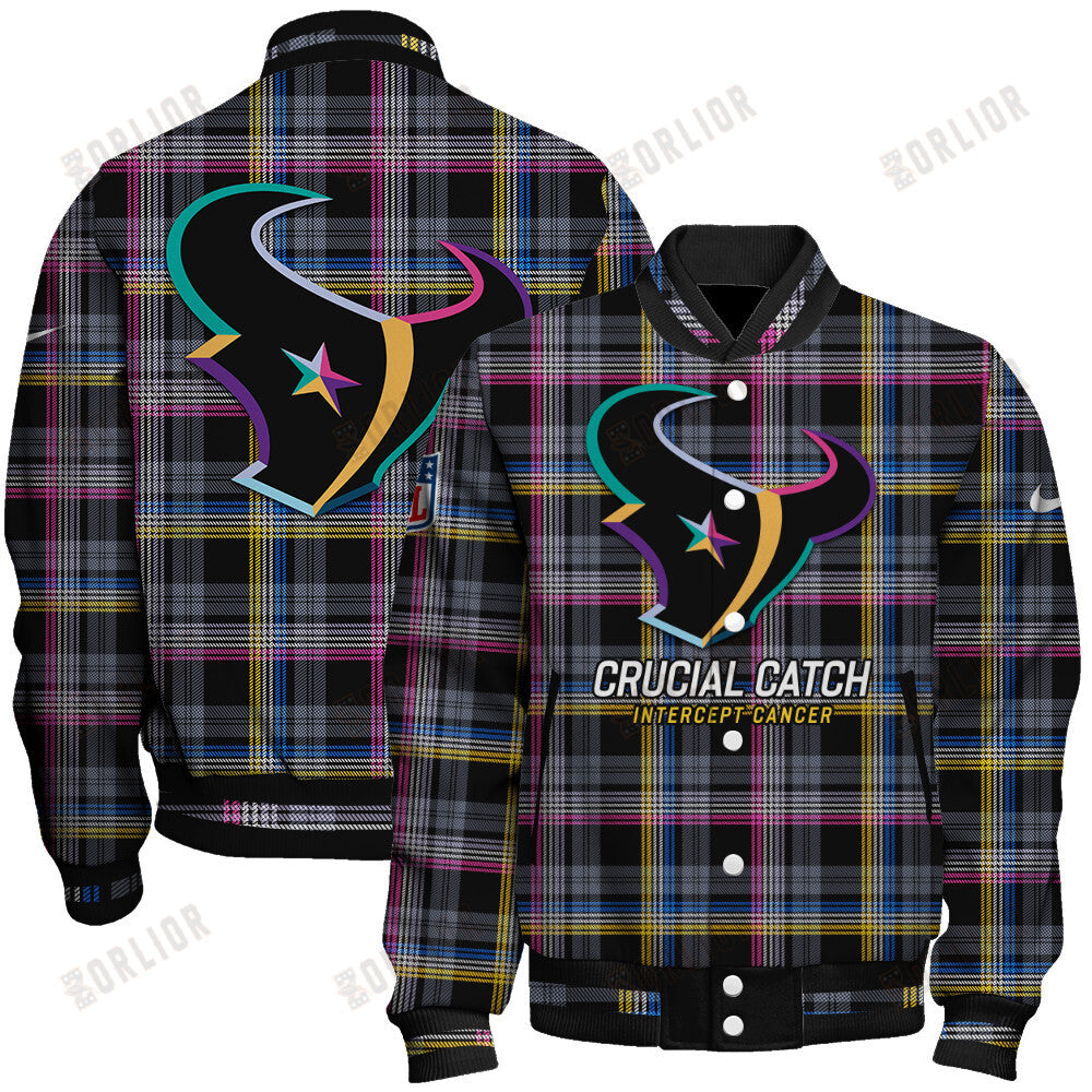 Houston Texans Personalized Unisex Varsity Jacket AZBTVJK000329