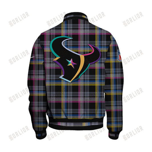 Houston Texans Personalized Unisex Varsity Jacket AZBTVJK000329