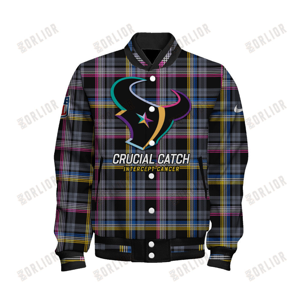Houston Texans Personalized Unisex Varsity Jacket AZBTVJK000329