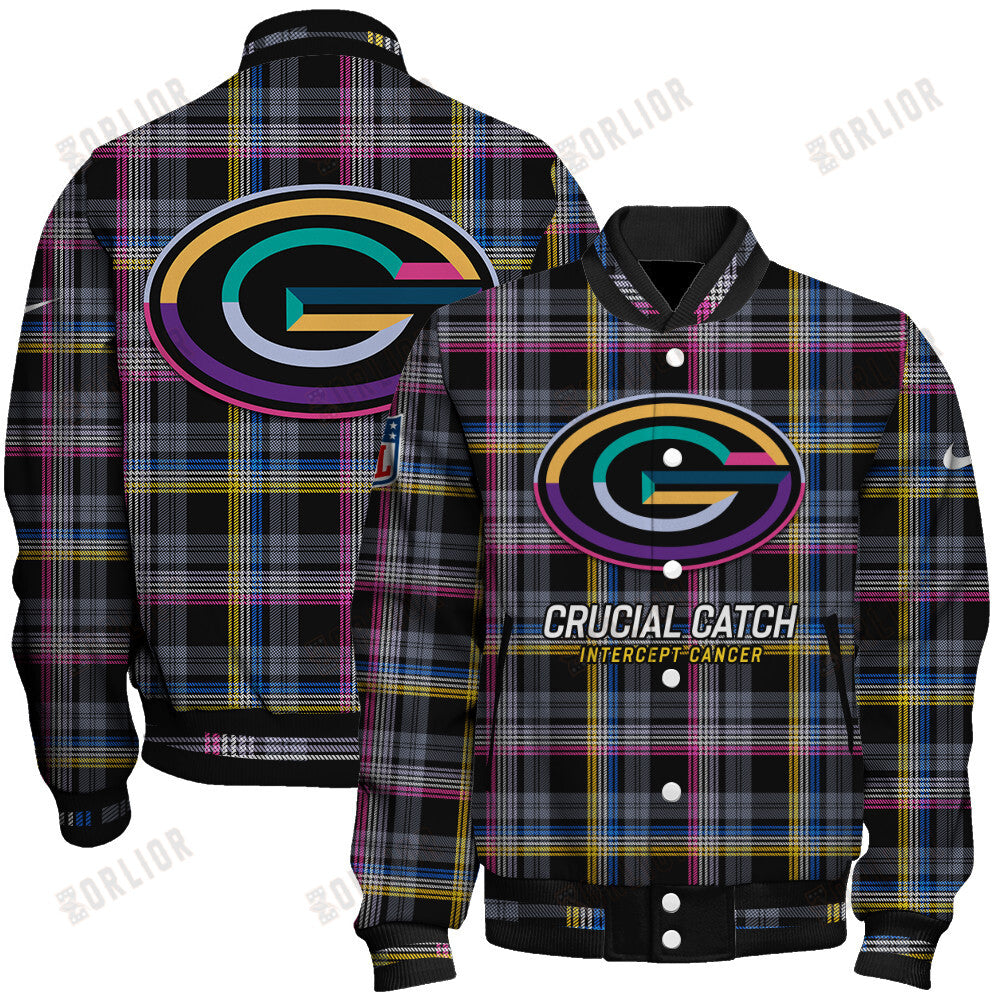 Green Bay Packers Personalized Unisex Varsity Jacket AZBTVJK000330