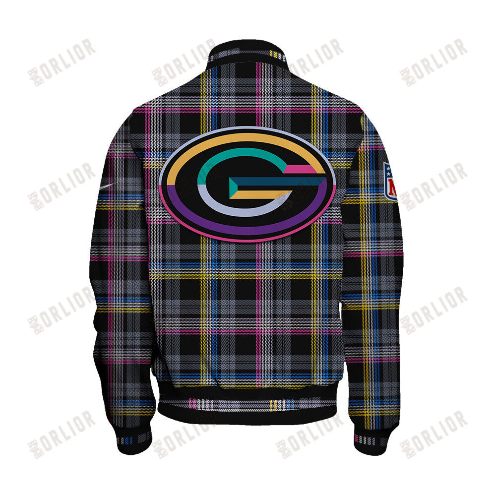 Green Bay Packers Personalized Unisex Varsity Jacket AZBTVJK000330