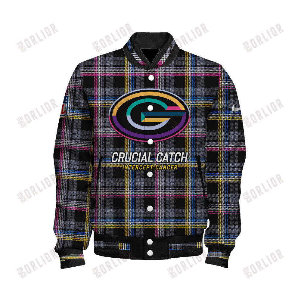 Green Bay Packers Personalized Unisex Varsity Jacket AZBTVJK000330