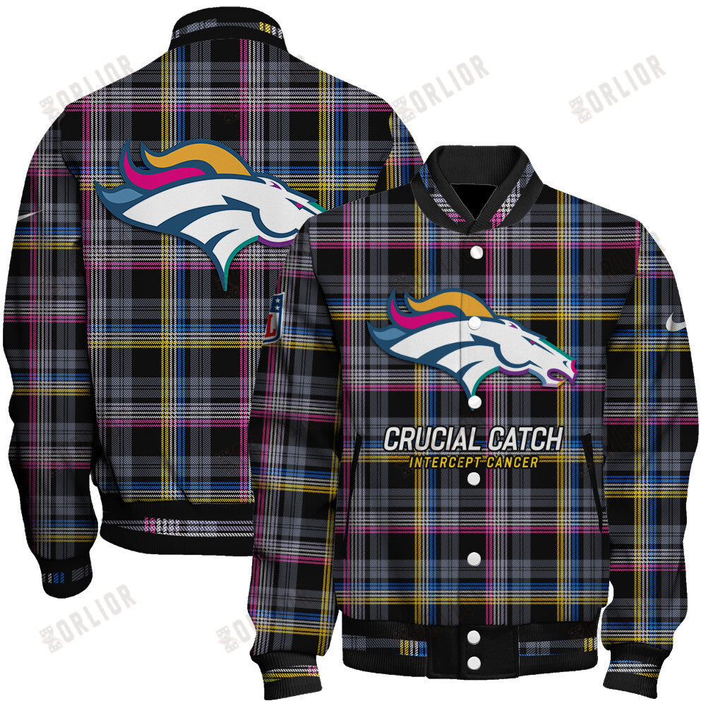 Denver Broncos Personalized Unisex Varsity Jacket AZBTVJK000332