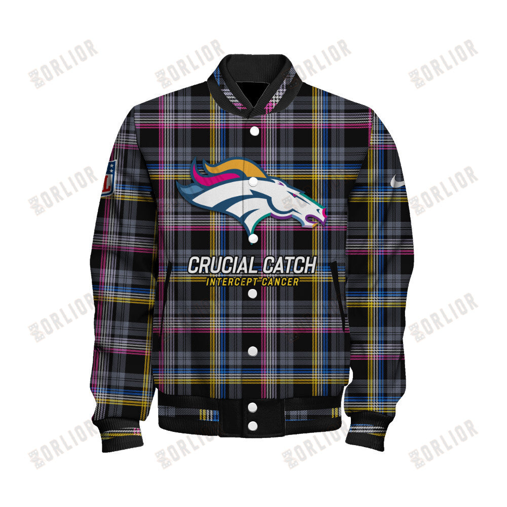 Denver Broncos Personalized Unisex Varsity Jacket AZBTVJK000332