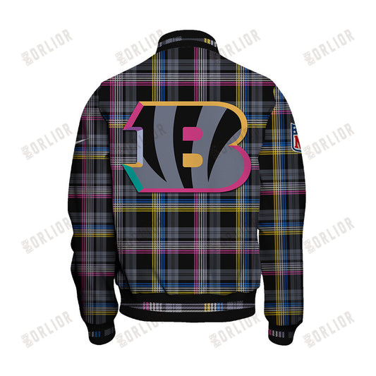 Cincinnati Bengals Personalized Unisex Varsity Jacket AZBTVJK000335
