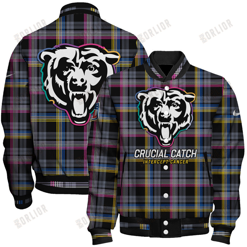 Chicago Bears Personalized Unisex Varsity Jacket AZBTVJK000336