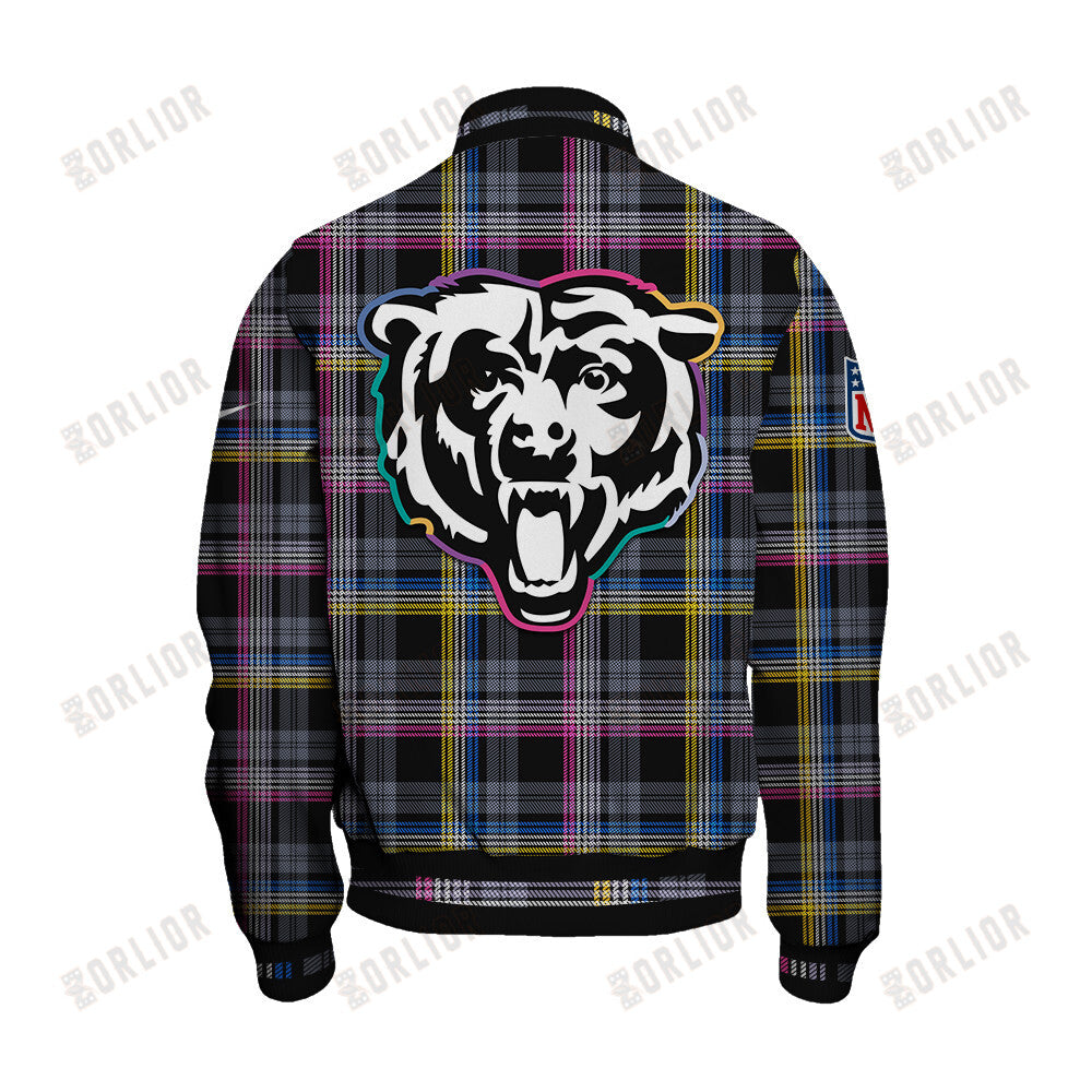 Chicago Bears Personalized Unisex Varsity Jacket AZBTVJK000336