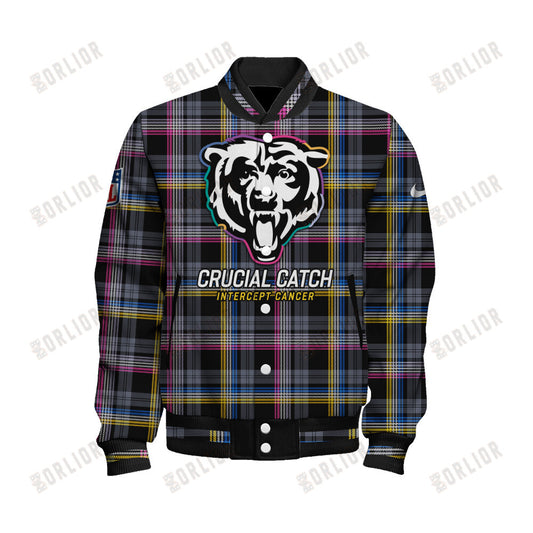 Chicago Bears Personalized Unisex Varsity Jacket AZBTVJK000336