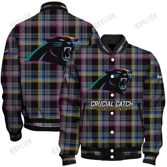 Carolina Panthers Personalized Unisex Varsity Jacket AZBTVJK000337