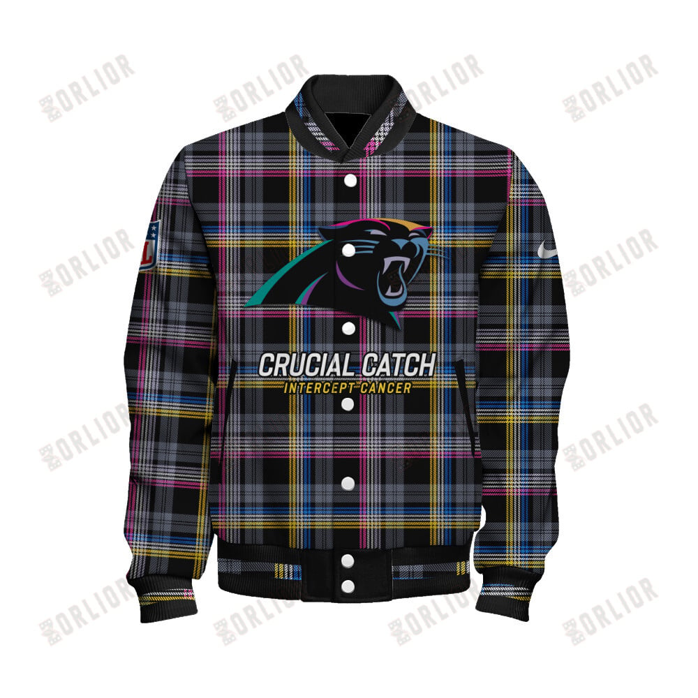 Carolina Panthers Personalized Unisex Varsity Jacket AZBTVJK000337