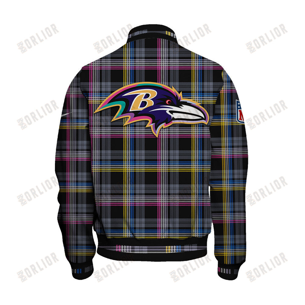 Baltimore Ravens Personalized Unisex Varsity Jacket AZBTVJK000339