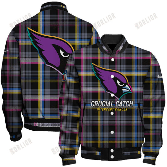 Arizona Cardinals Personalized Unisex Varsity Jacket AZBTVJK000341