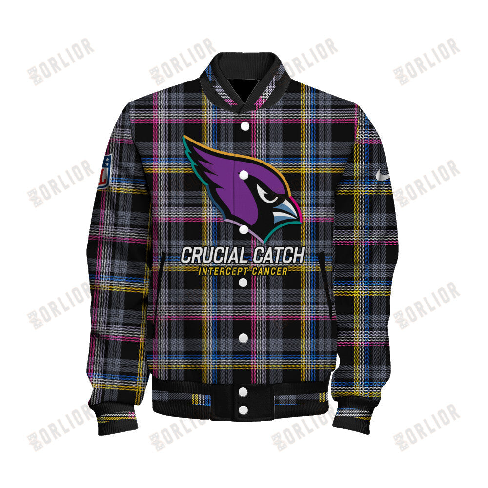 Arizona Cardinals Personalized Unisex Varsity Jacket AZBTVJK000341