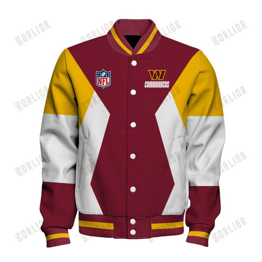 Washington Commanders Unique Design Unisex Varsity Jacket AZBTVJK000234