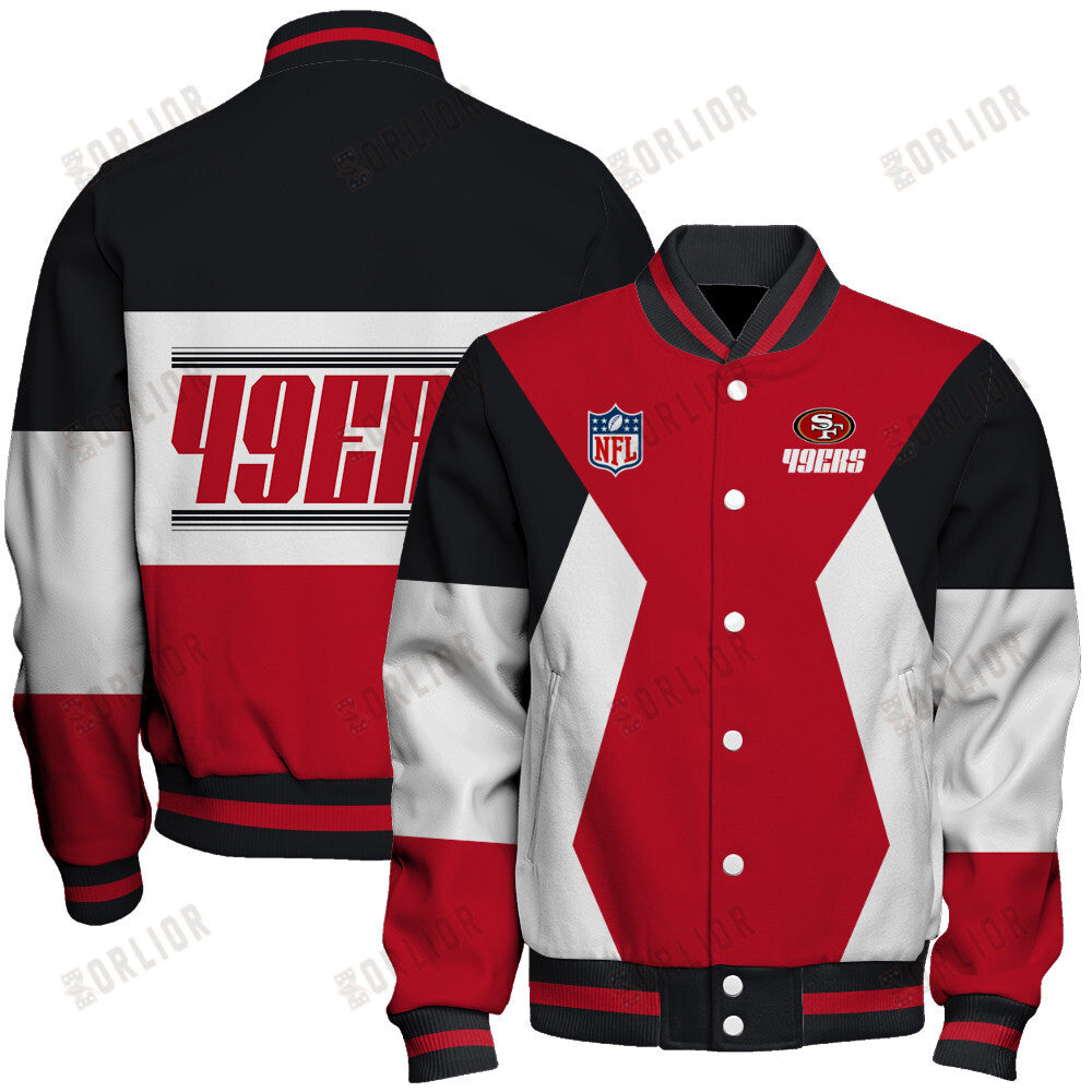 San Francisco 49ers Unique Design Unisex Varsity Jacket AZBTVJK000238