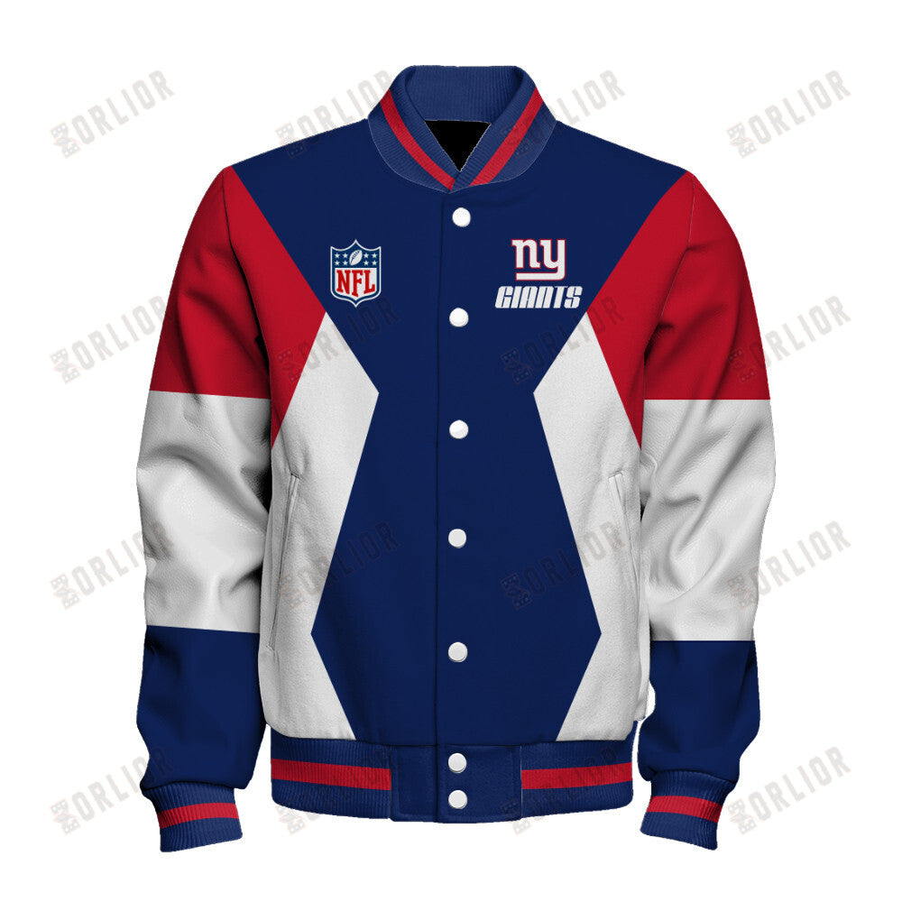 New York Giants Unique Design Unisex Varsity Jacket AZBTVJK000242