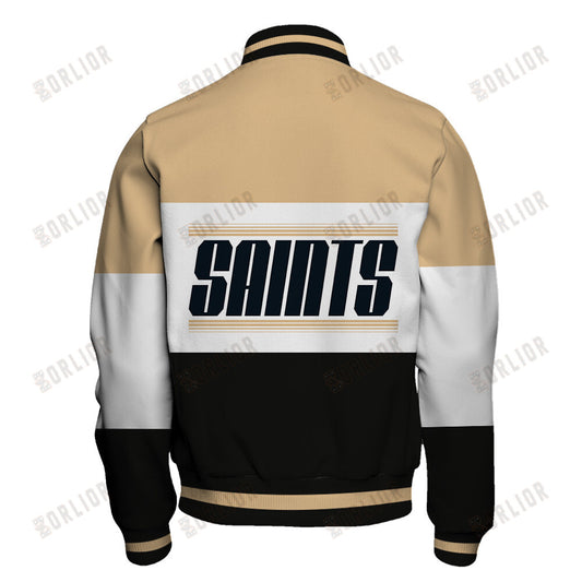 New Orleans Saints Unique Design Unisex Varsity Jacket AZBTVJK000243