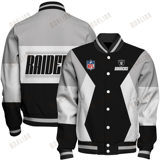 Las Vegas Raiders Unique Design Unisex Varsity Jacket AZBTVJK000249