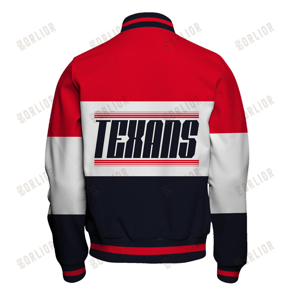 Houston Texans Unique Design Unisex Varsity Jacket AZBTVJK000253